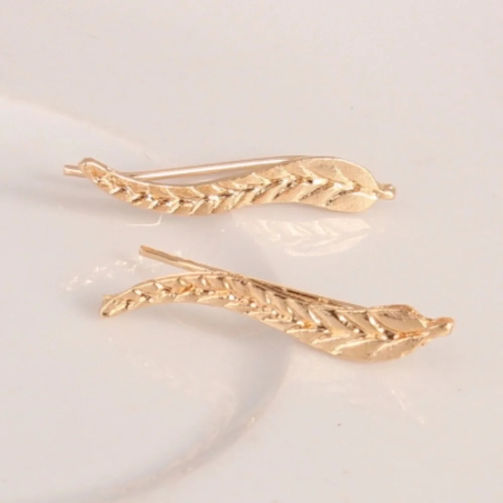 “Light As A Feather" Minimalist Cute Stud Earring - Picture 2 of 7